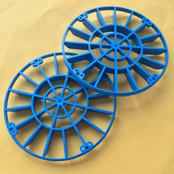2pcs J408Y Tamanho Grande de Plástico Azul Roda Hélice Modelo Amtrac Fazendo Roda DIY Energia Solar Navio